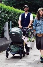 ELIZA DOOLITTLE and Charlie Robins Out with Baby