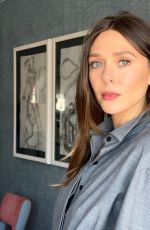 ELIZABETH OLSEN - His Three Daughters Press Portraits, August 2024