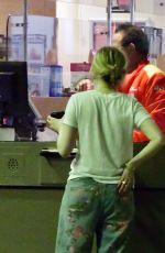 ELLIE BAMBER at a Gas Station in London 08/15/2024