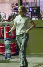 ELLIE BAMBER at a Gas Station in London 08/15/2024