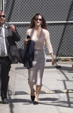 EMILIE LIVINGSTON Arrives at Jimmy Kimmel Live in Hollywood 08/15/2024