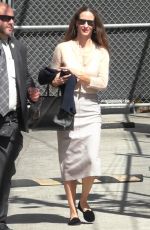 EMILIE LIVINGSTON Arrives at Jimmy Kimmel Live in Hollywood 08/15/2024