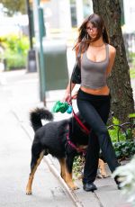 EMILY RATAJKOWKI Out Walking Her dog in New York City 08/20/2024