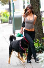 EMILY RATAJKOWKI Out Walking Her dog in New York City 08/20/2024