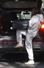 EMILY RATAJKOWSKI Loading Luggage into a Car in New York 08/26/2024