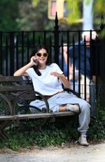 EMILY RATAJKOWSKI Out Chatting on Her Phone in New York 08/26/2024