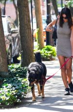 EMILY RATAJKOWSKI Out Walking Her Dog in New York 08/21/2024