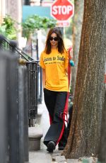 EMILY RATAJKOWSKI Walks Her Dog Out in New York 08/14/2024