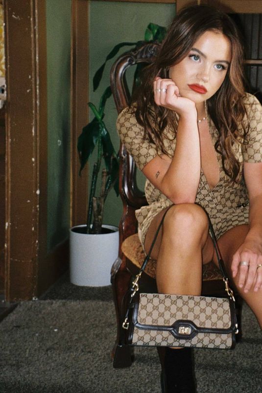 EMMA BROOKS at a Photoshoot for Gucci, July 2024