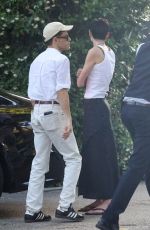 EMMA CORRIN and Rami Malek Out for Date Night at Bel Air Hotel in Los Angeles 07/31/2024