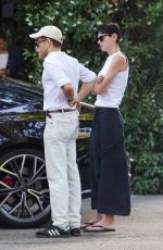 EMMA CORRIN and Rami Malek Out for Date Night at Bel Air Hotel in Los Angeles 07/31/2024