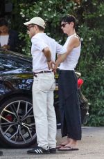 EMMA CORRIN and Rami Malek Out for Date Night at Bel Air Hotel in Los Angeles 07/31/2024