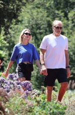 EMMA KROKDAL and Dolph Lundgren Out for a Walk in Beverly Hills 08/20/2024