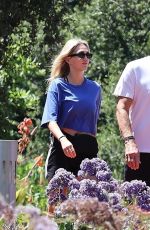 EMMA KROKDAL and Dolph Lundgren Out for a Walk in Beverly Hills 08/20/2024