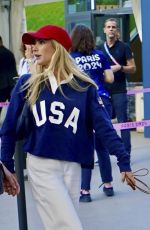 EMMA ROBERTS Arrives at Olympics in Paris 08/08/2024