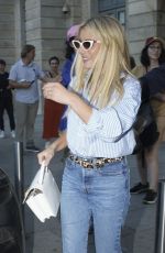 EMMA ROBERTS Leaves Her Hotel in Paris 08/09/2024