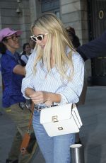 EMMA ROBERTS Leaves Her Hotel in Paris 08/09/2024