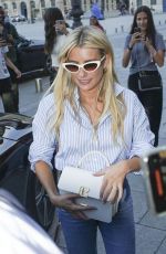 EMMA ROBERTS Leaves Her Hotel in Paris 08/09/2024