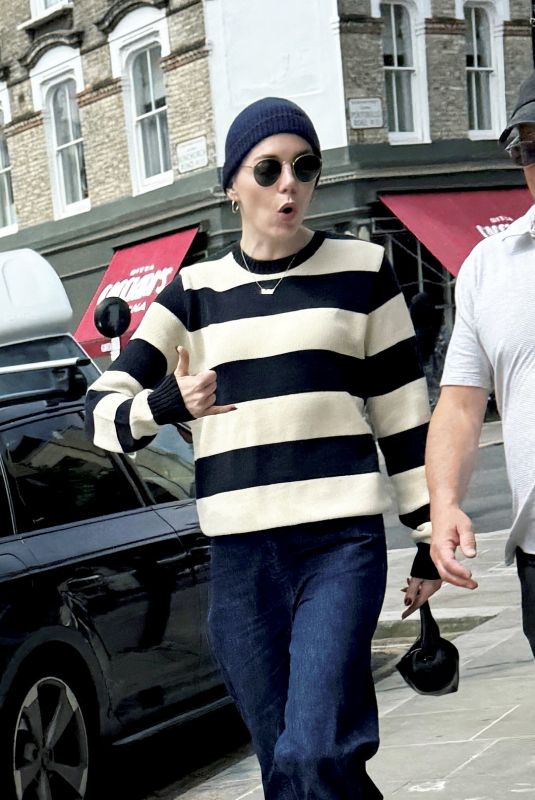 EMMA STONE Out on Portobello Road in London 08/05/2024