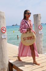 EMMA THYNN at Club 55 Beach in Saint-Tropez 08/05/2024