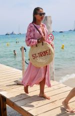 EMMA THYNN at Club 55 Beach in Saint-Tropez 08/05/2024