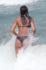 EMMA THYNN in Bikini at Club 55 in Saint Tropez 08/15/2024