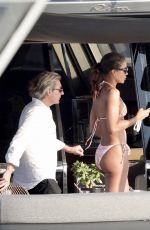 EMMA WEYMOUTH in Gikini at a Yacht in Saint Tropez 08/25/2024