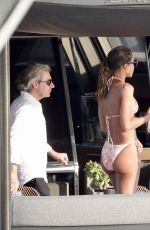 EMMA WEYMOUTH in Gikini at a Yacht in Saint Tropez 08/25/2024
