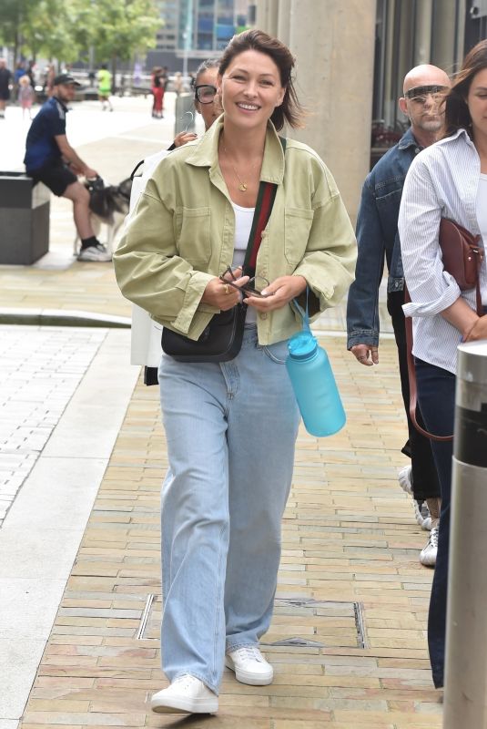 EMMA WILLIS Arrives at BBC Breakfast at MediaCityUK in Salford 08/17/2024