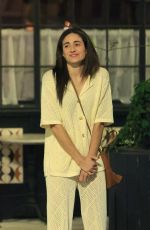 EMMY ROSSUM Out for Dinner with Friends in Los Angeles 08/27/2024