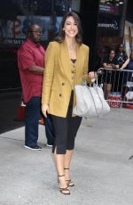 ERIELLE RESHEF Arrives on the Set of Good Morning America in New York 07/31/2024