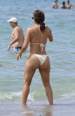 EVA LONGORIA in Bikini on the Beach in Marbella 08/26/2024
