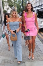 FERNE MCCANN and DANIELLE ARMSTRONG Out in London 08/17/2024