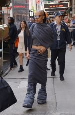 FKA TWIGS Arrives at CBS Mornings in New York 08/21/2024