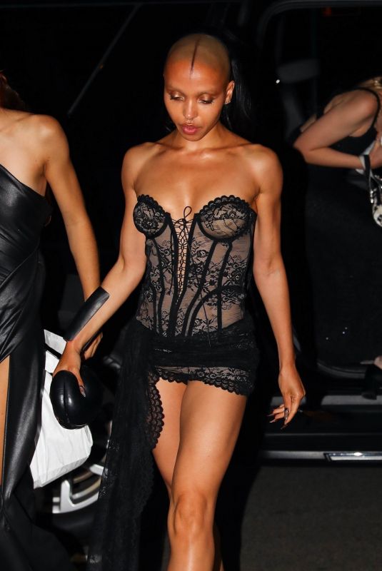 FKA TWIGS Leaves The Crow Premiere in New York 08/20/2024