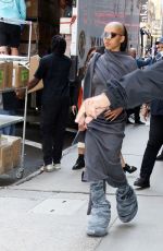 FKA TWIGS Out Promotes The Crow on Good Morning America 08/21/2024