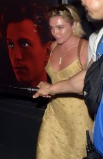 FLORENCE PUGH Leaves Duke of York Theatre in London 08/01/2024