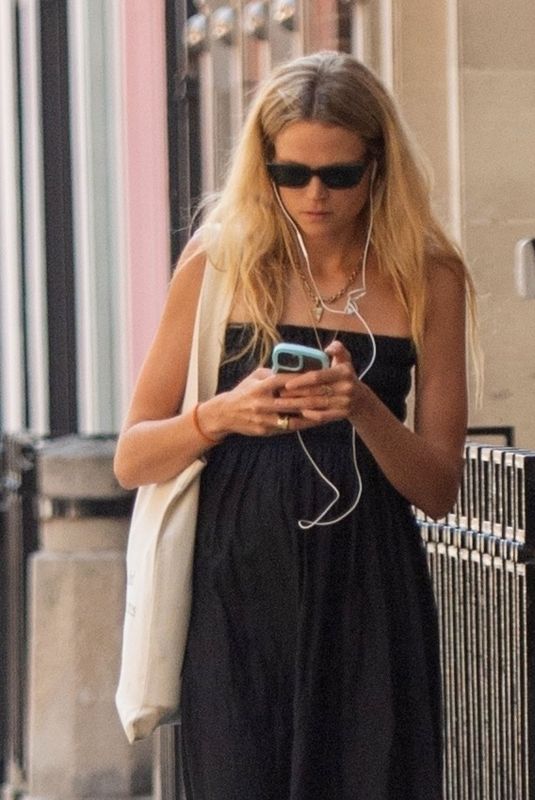 GABRIELLA WILDE Out and About in London 07/30/2024