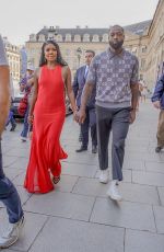 GABRIELLE UNION and Dwyane Wade Leaves Their Hotel in Paris 08/09/2024