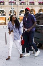 GABRIELLE UNION Arrives at Her Hotel in Paris 08/04/2024