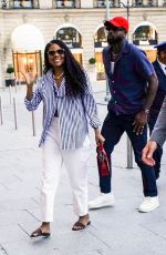 GABRIELLE UNION Arrives at Her Hotel in Paris 08/04/2024