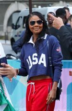 GABRIELLE UNION Arrives at USA vs. Nigeria Women