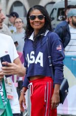 GABRIELLE UNION Arrives at USA vs. Nigeria Women