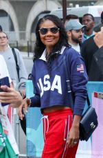 GABRIELLE UNION Arrives at USA vs. Nigeria Women