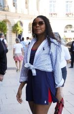 GABRIELLE UNION Arrives Back at Her Hotel at Paris 2024 Olympic Games 08/05/2024