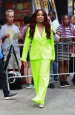GARCELLE BEAUVAIS Arrives at Good Morning America in New York 08/14/2024
