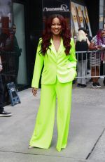 GARCELLE BEAUVAIS Arrives at Good Morning America in New York 08/14/2024