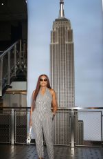 GARCELLE BEAUVAIS at Empire State Building Promotes Her New Lifetime Movie Tempted By Love in New York 08/13/2024