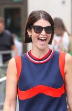 GEMMA ARTERTON Out with Friends in Leicester Square 08/28/2024