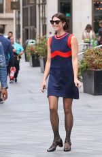 GEMMA ARTERTON Out with Friends in Leicester Square 08/28/2024